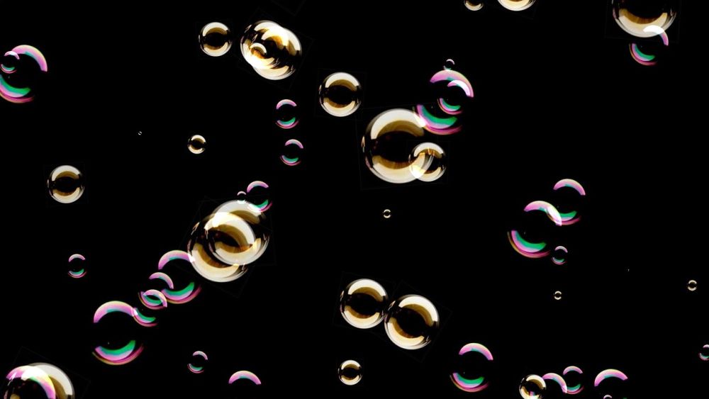 Sæbevand  med bobler