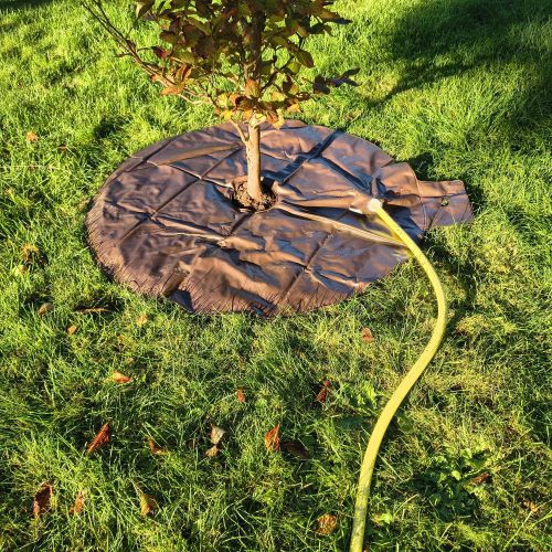 Vandingspose bliver tyldt