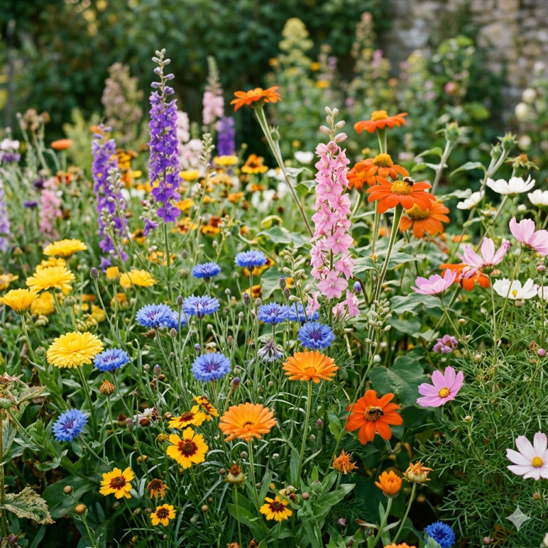Landlig Blomsterpragt